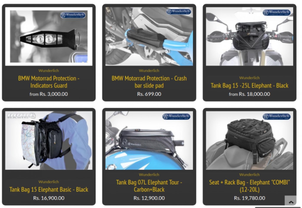BMW G 310 GS Accessories Bags