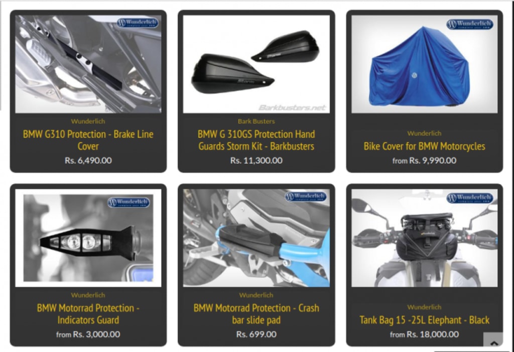 BMW G 310 GS Accessories Protection
