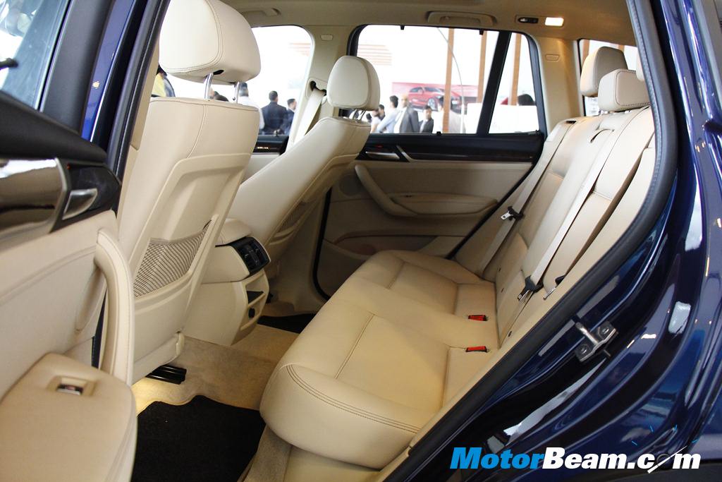 BMW X3 Facelift Legroom
