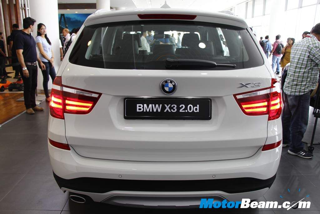 BMW X3 Facelift Rear