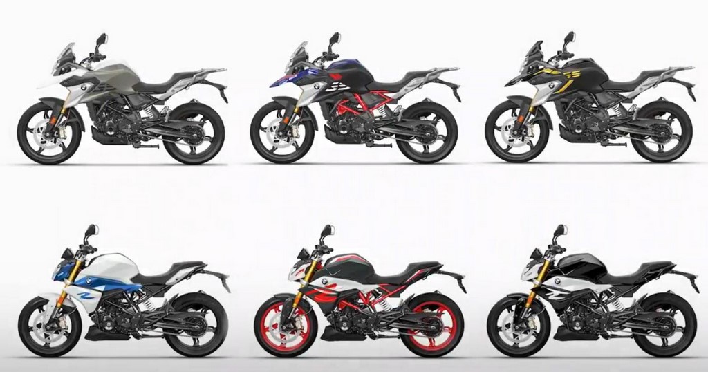 BS6 BMW G 310 R & G 310 GS Colours