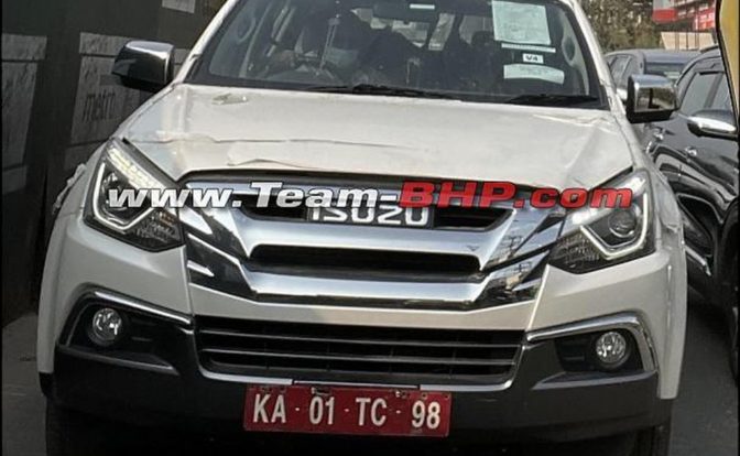 BS6 Isuzu MU-X Spotted
