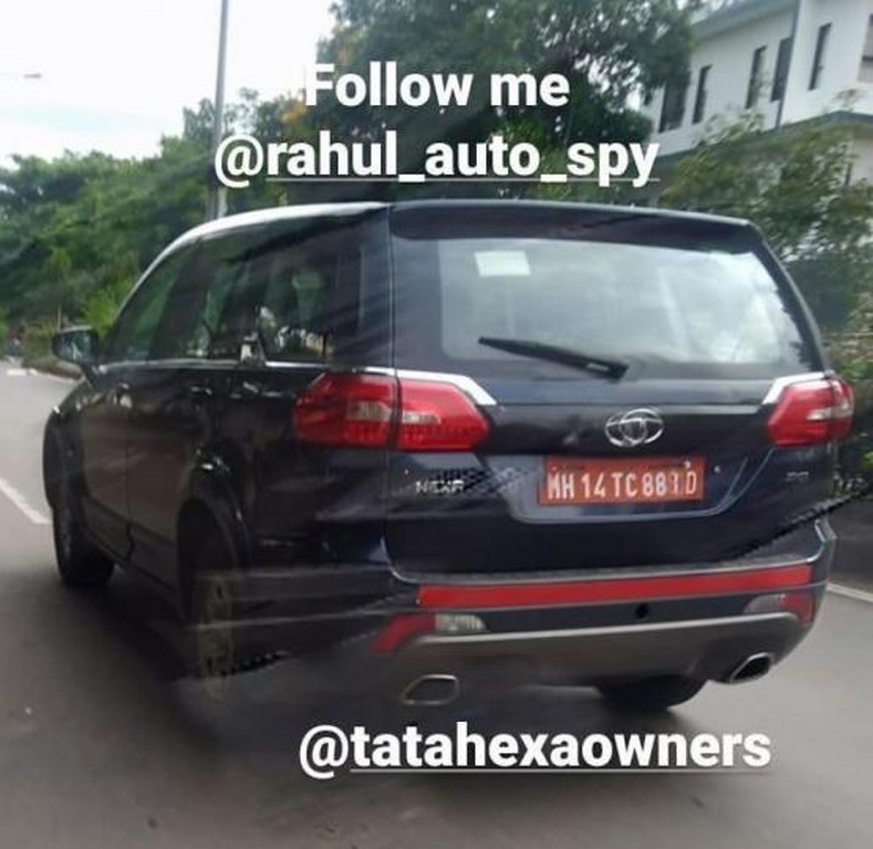 BS6 Tata Hexa 4x4 Spied