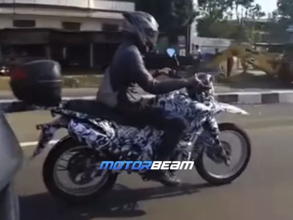 Bajaj Adventure Motorcycle Spotted