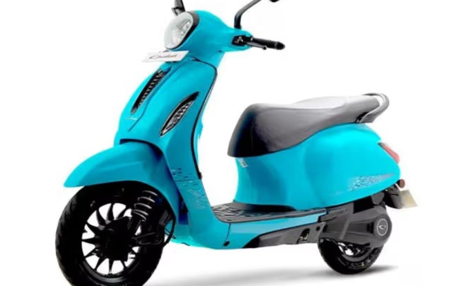 Bajaj Chetak 3001 blue front