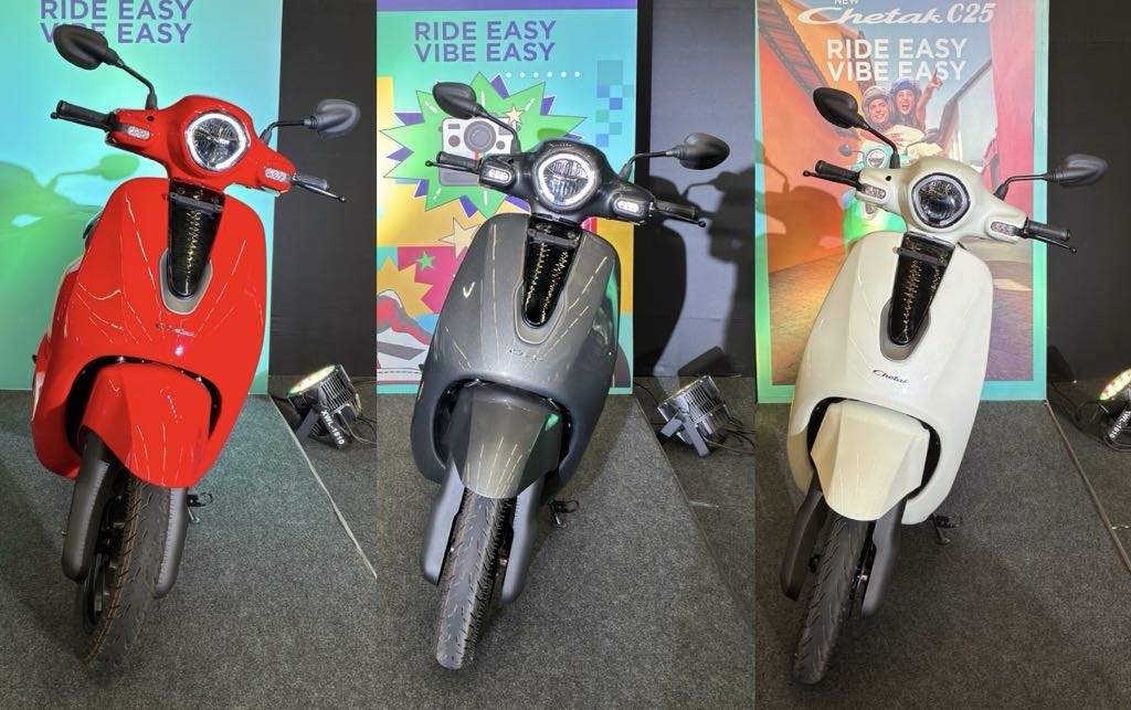 Bajaj Chetak C2501 Colours