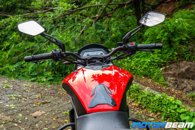 Bajaj Dominar 250 Review Tank