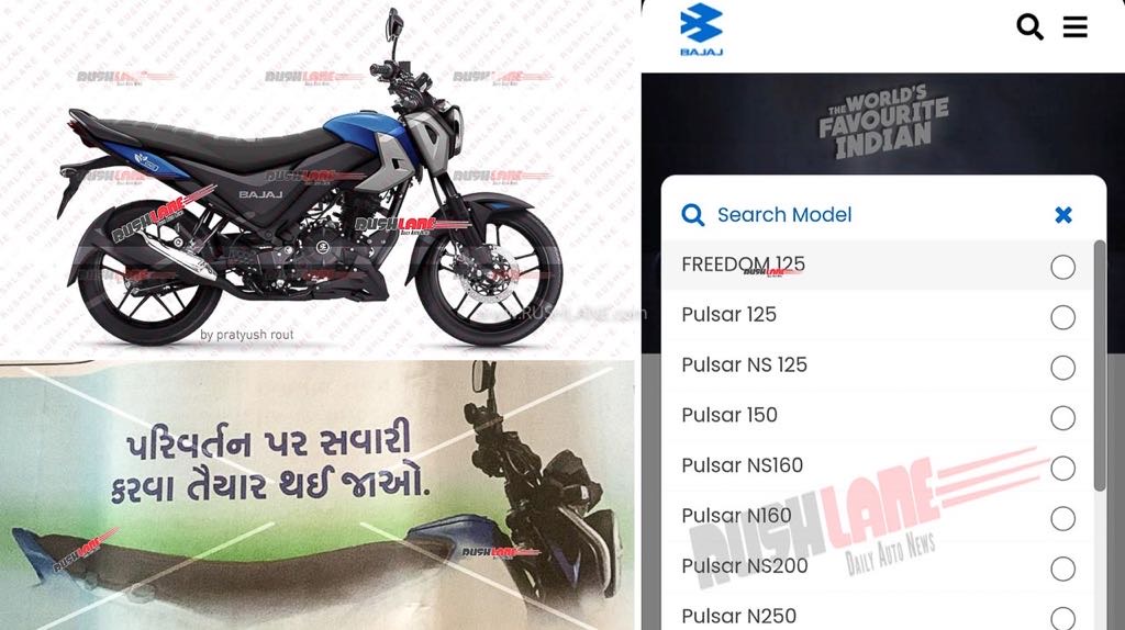 Bajaj Freedom 125 CNG Leaked