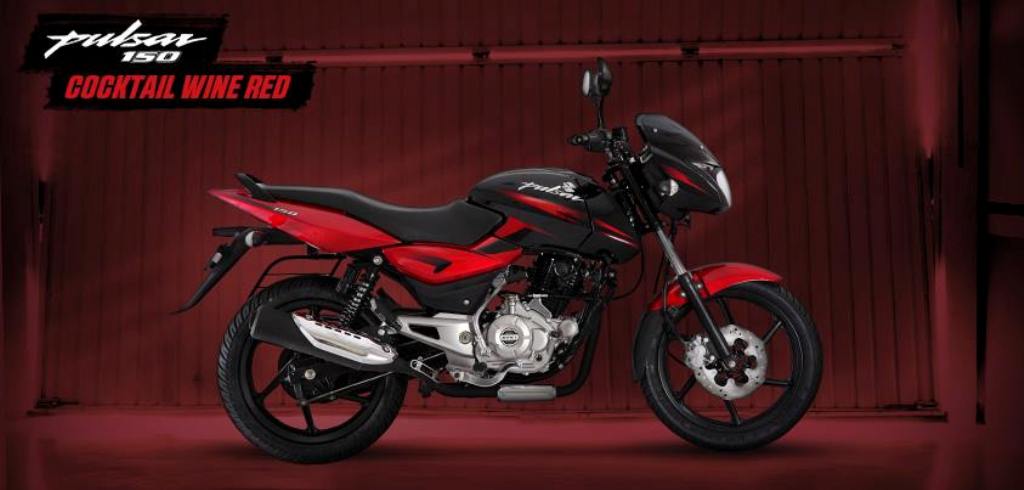 Bajaj Pulsar 150 Wine Red Colour