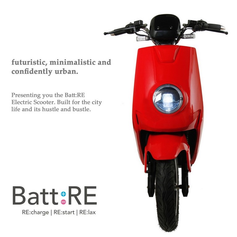 BattRE Electric Scooter Front