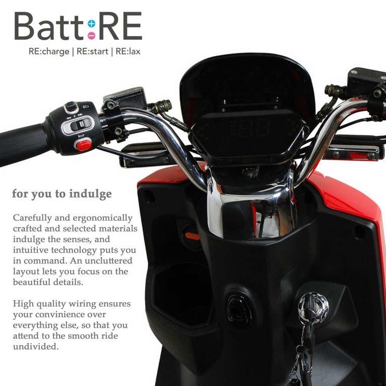BattRE Electric Scooter Instrumet Cluster