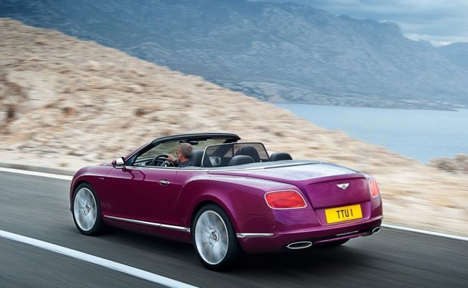 Bentley Continental GT Speed Convertible Rear