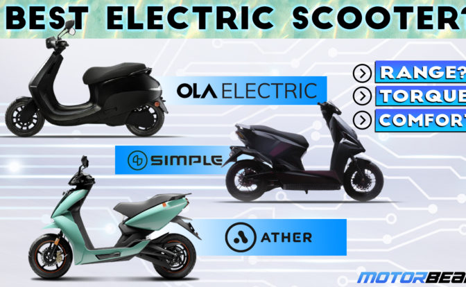 Best Electric Scooter - Ather 450X vs Ola S1 vs Simple Energy One