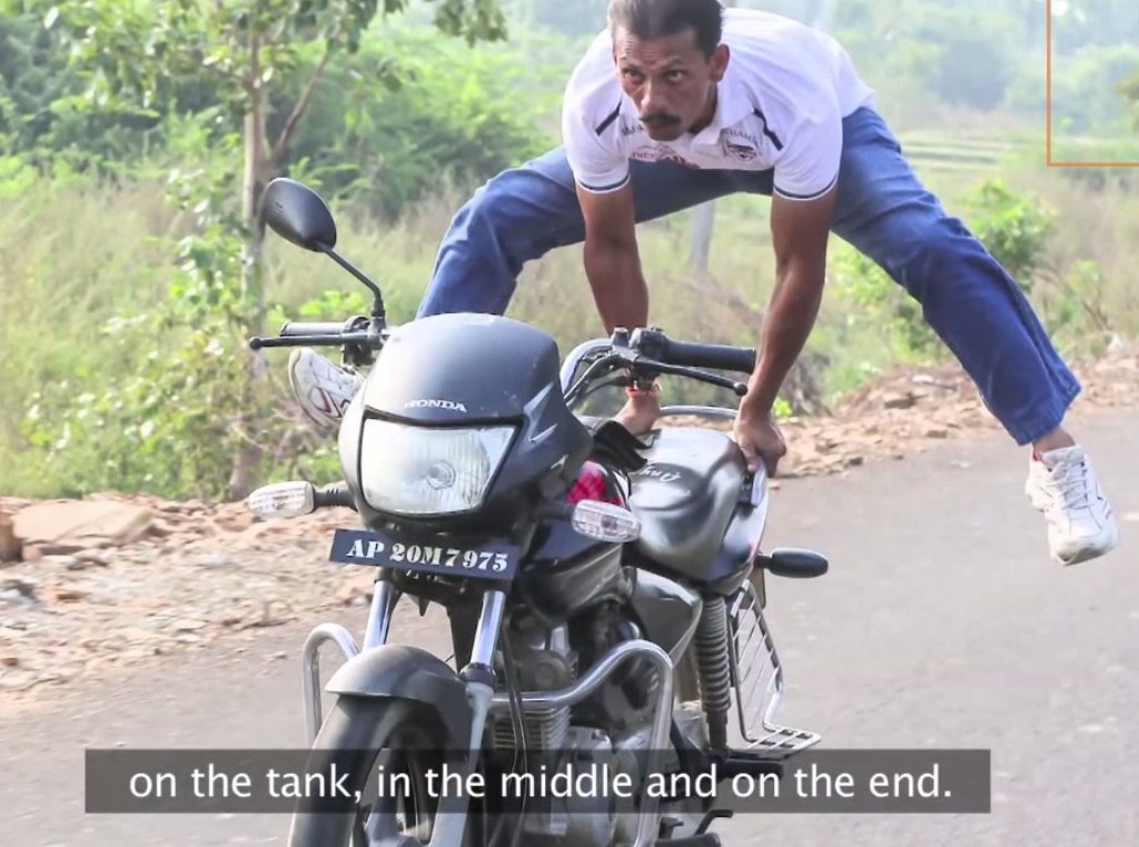 Bike Yoga Honda Shine