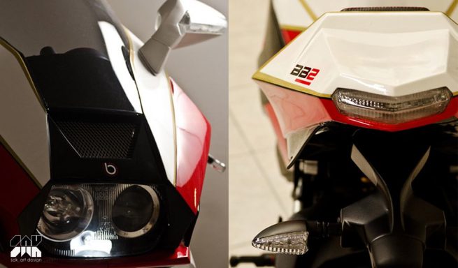 Bimota BB2 front rear