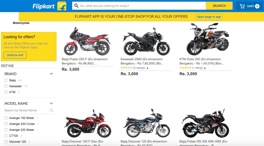 Buy KTM Bajaj Kawasaki Flipkart
