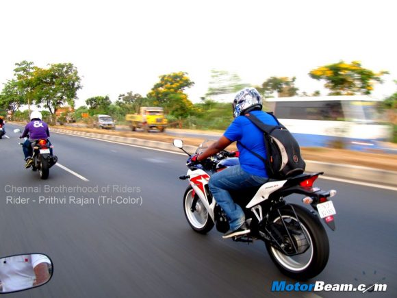 CBR250R Group Ride Chennai
