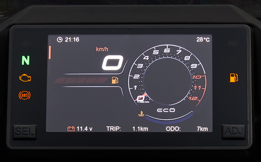 CFMoto 300SR Console