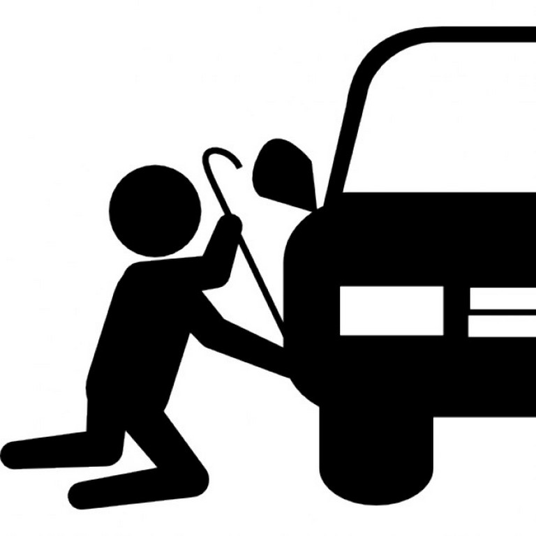 Cartoon Car Robbery