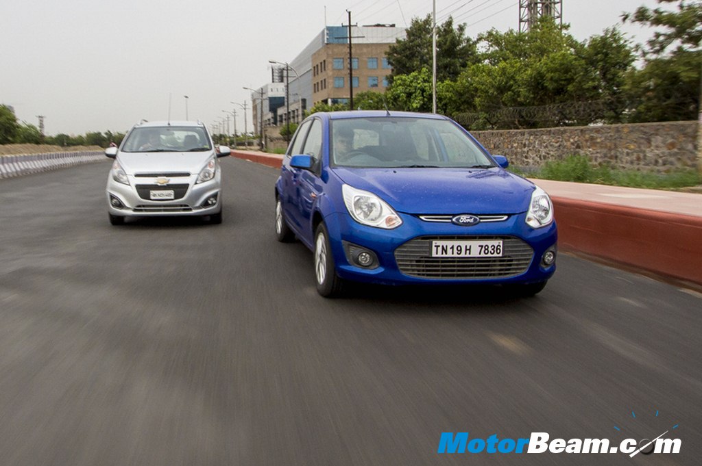 Chevrolet Beat vs Ford Figo Performance