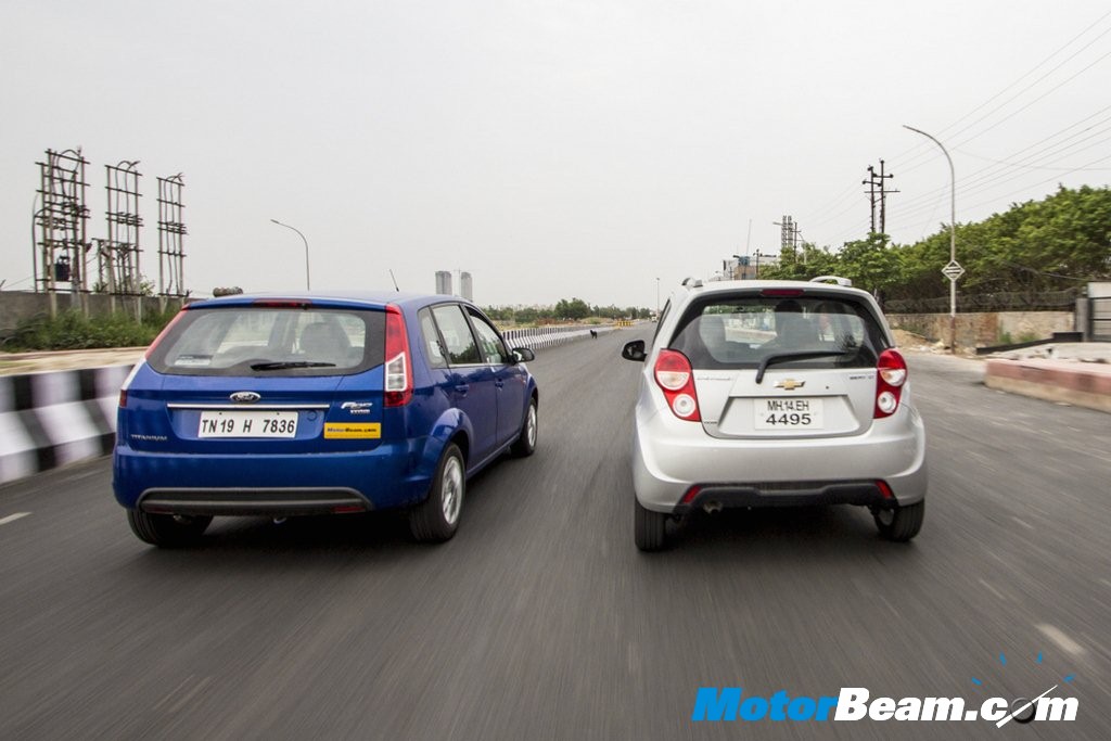Chevrolet Beat vs Ford Figo Review