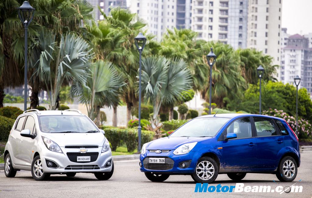 Chevrolet Beat vs Ford Figo