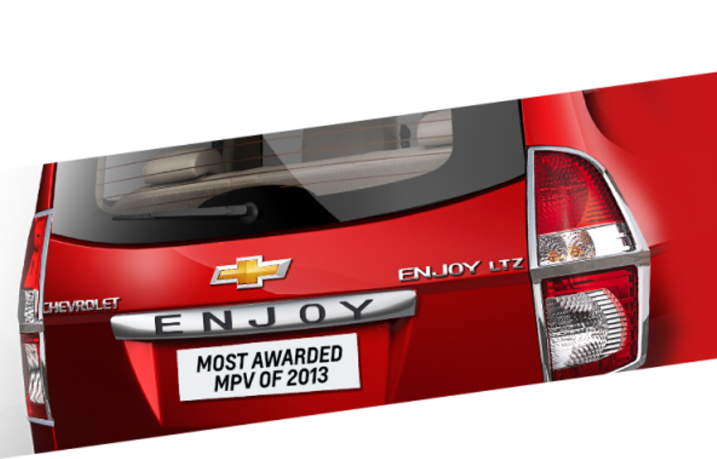 Chevrolet Enjoy First Anniversary Edition Number Plate Garnish