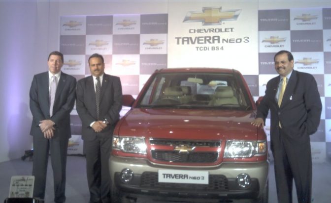 Chevrolet Tavera Neo 3 Launch