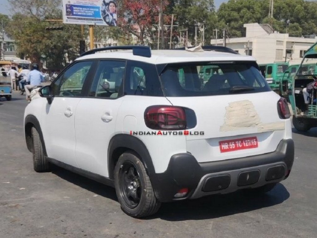 Citroen C3 Aircross Spied Rear Three Quarter View