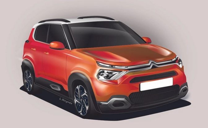 Citroen C3 Design Rendering
