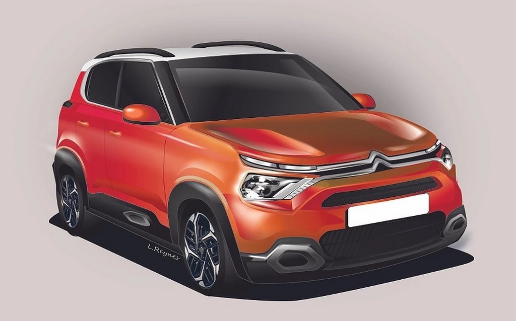 Citroen C3 Design Rendering