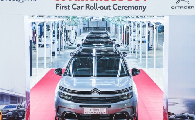 Citroen C5 Aircross Commercial Production
