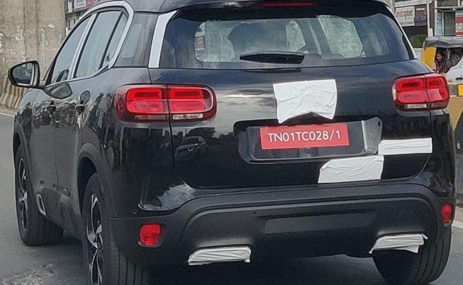 Citroen C5 Aircross Spied