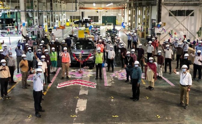 Citroen C5 Aircross Trial Production