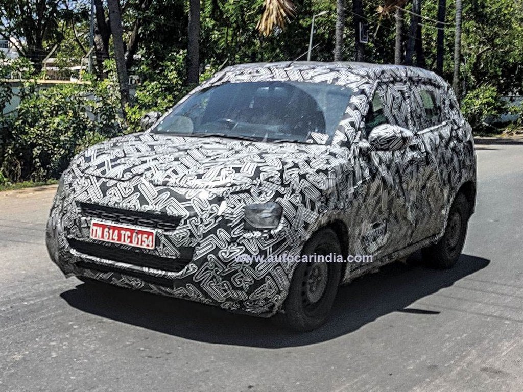 Citroen Compact SUV Spied