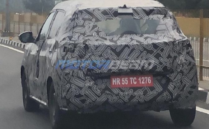 Citroen Compact SUV Spotted Rear