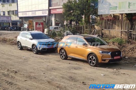 DS 7 Crossback Spied