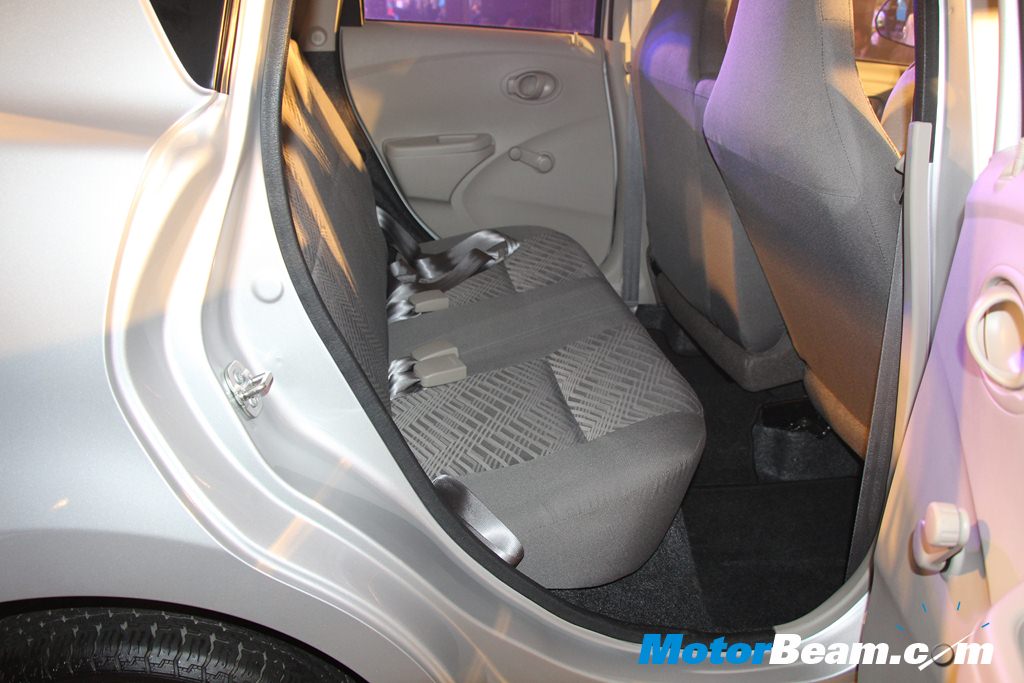 Datsun GO Launch Legroom