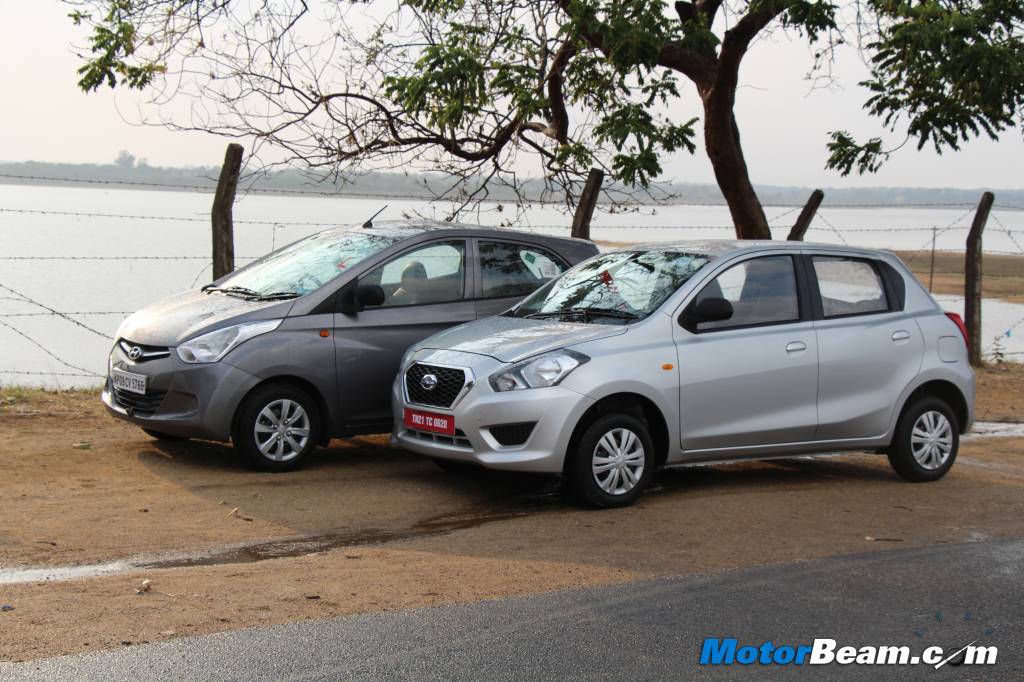 Datsun GO vs Hyundai Eon Road Test Datsun GO vs Hyundai Eon Road Test