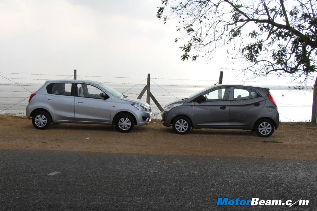 Datsun GO vs Hyundai Eon Datsun GO vs Hyundai Eon