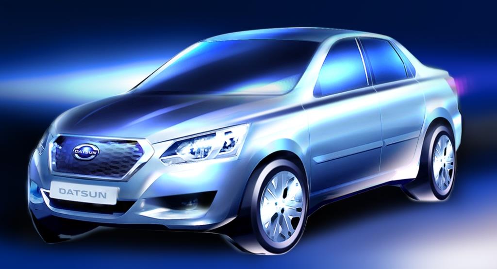 Datsun Sedan Russia Sketch