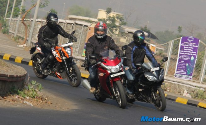 Duke vs R15 vs CBR