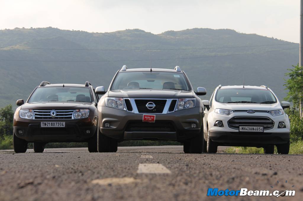 Duster vs EcoSport Terrano Test Drive