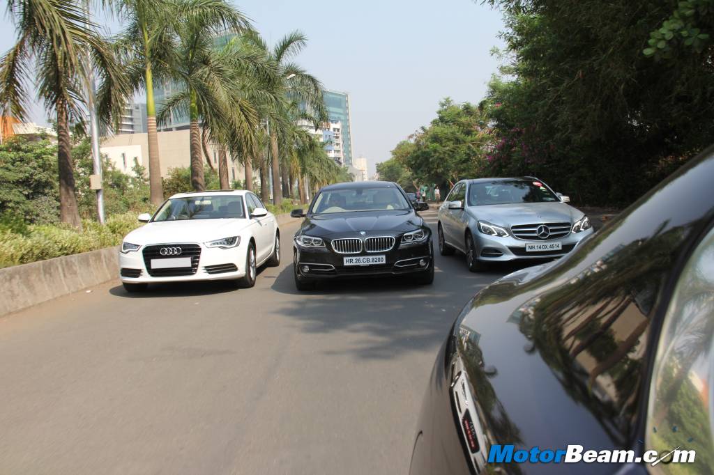 E-Class vs 5-Series vs A6