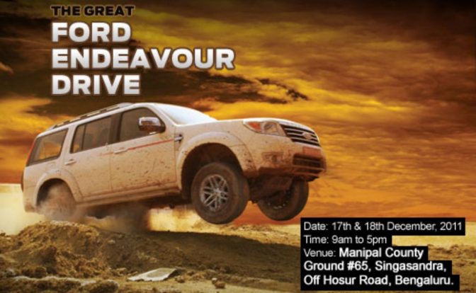 Endeavour Great Drive Bangalore