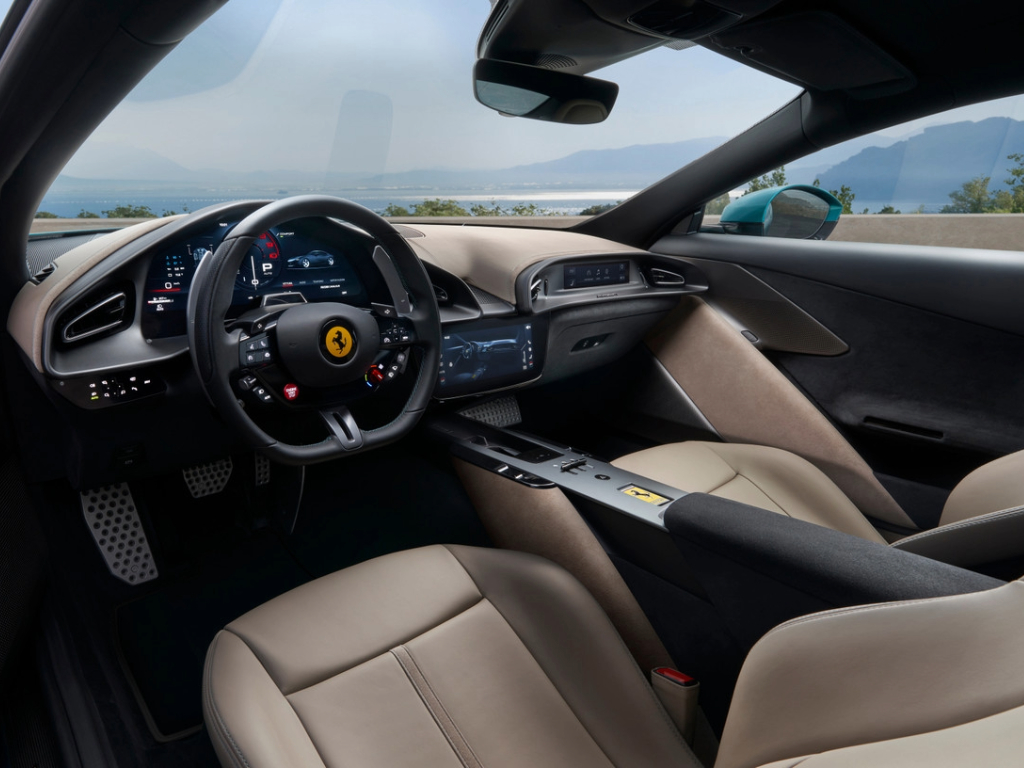 Ferrari Amalfi interior dashboard