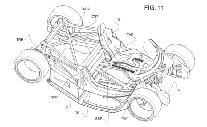Ferrari Electric Supercar Patent