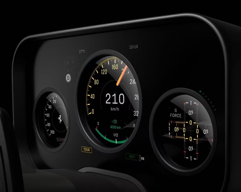 Ferrari Luce Digital Cluster