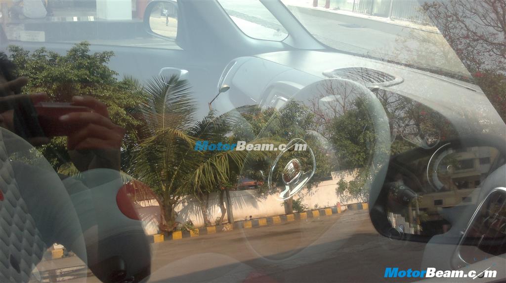 Fiat 500L India Interiors Spy