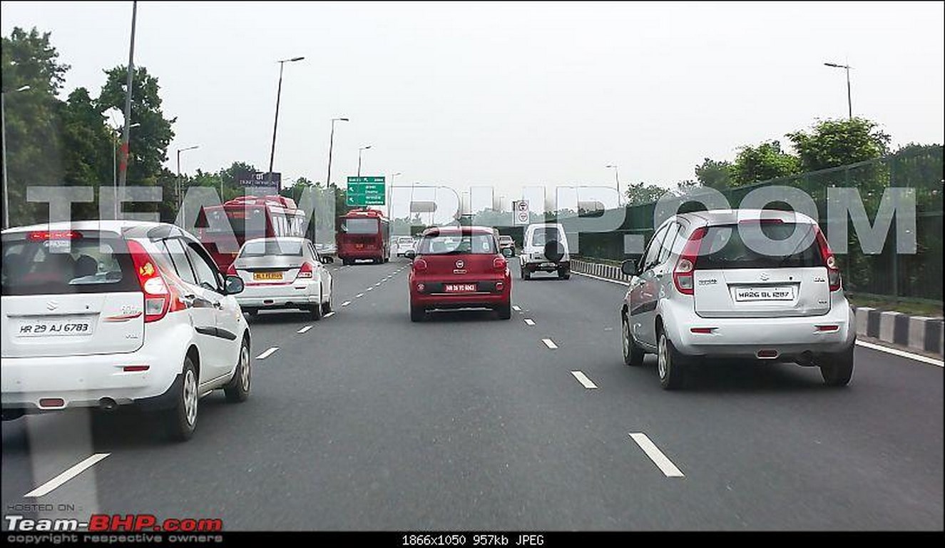 Fiat 500L Spied